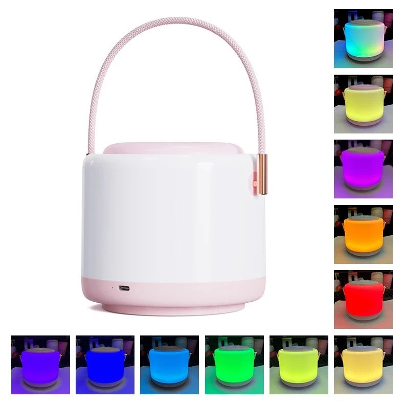 Bluejw Hot Selling Smart Touch Bedside Lamp Night Light - Portable LED Music Night Lights for Bedroom - Image 5